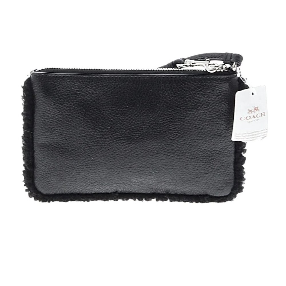 Coach Nolita Shearling Trim Wristlet - Picture 3 of 11